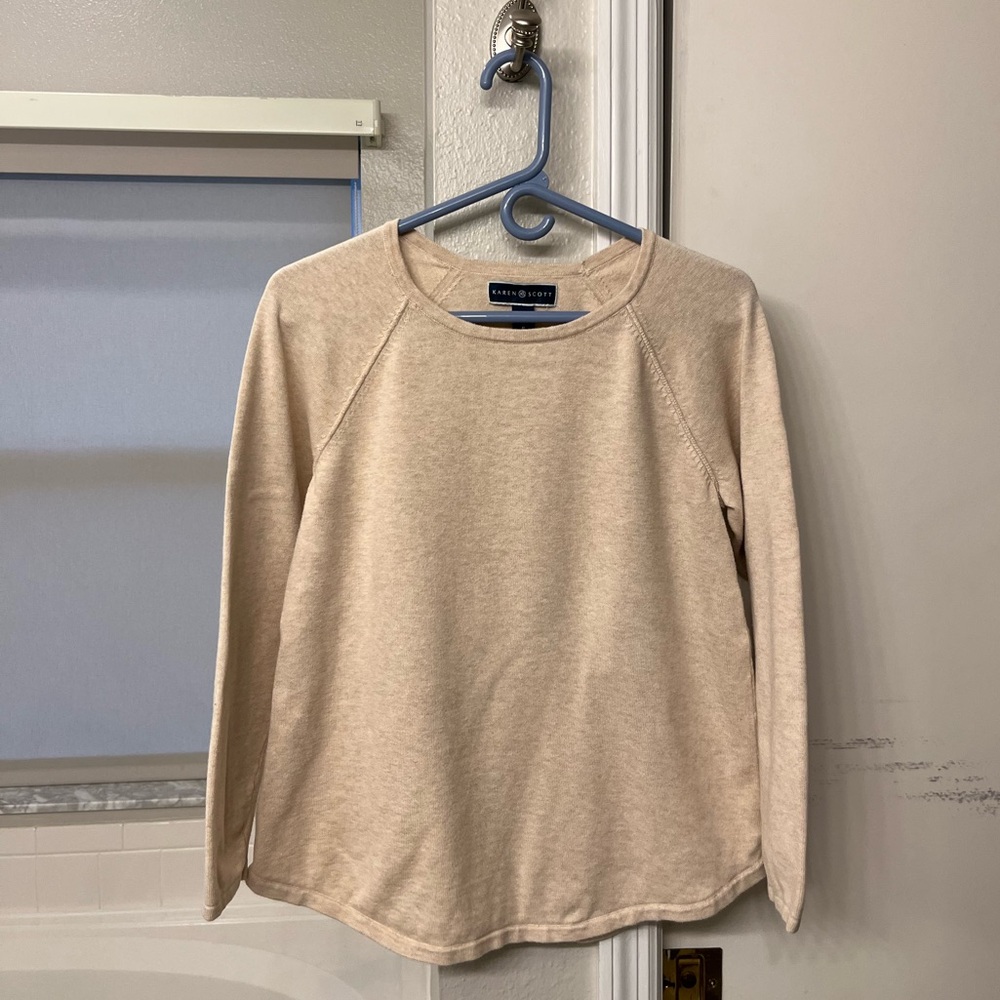 EUC Karen Scott Cotton Sweater